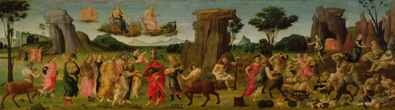 Thetis और Peleus की शादी द्वारा बार्टोलोमो डि जियोवानी