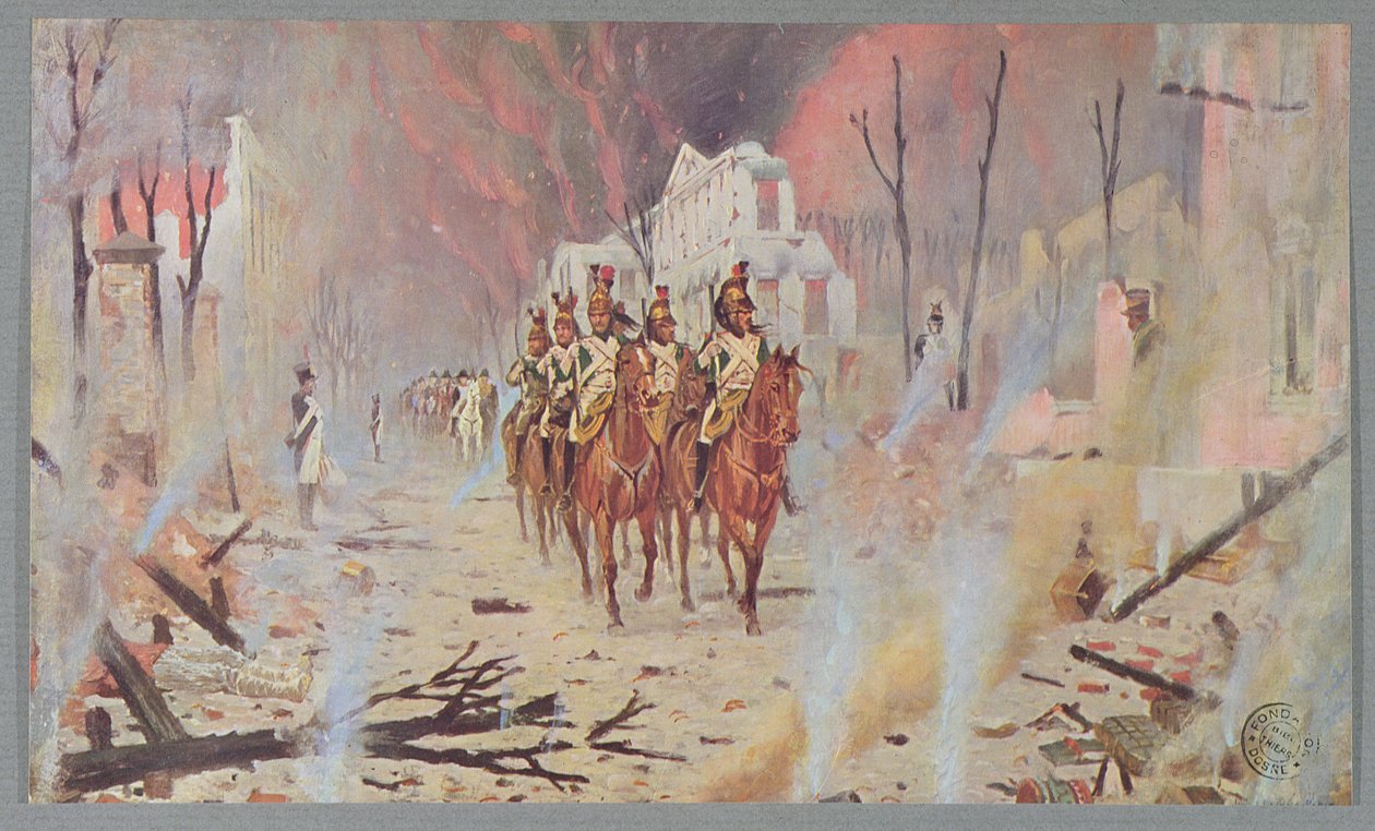 1812 में मॉस्को में नेपोलियन ट्रूप्स, फिलिप नेगुर द्वारा 1940 में &39;नेपोलियन, ला कैंपगेन डे रेजी&39; द्वारा तुलसी वेर्तेशगिन