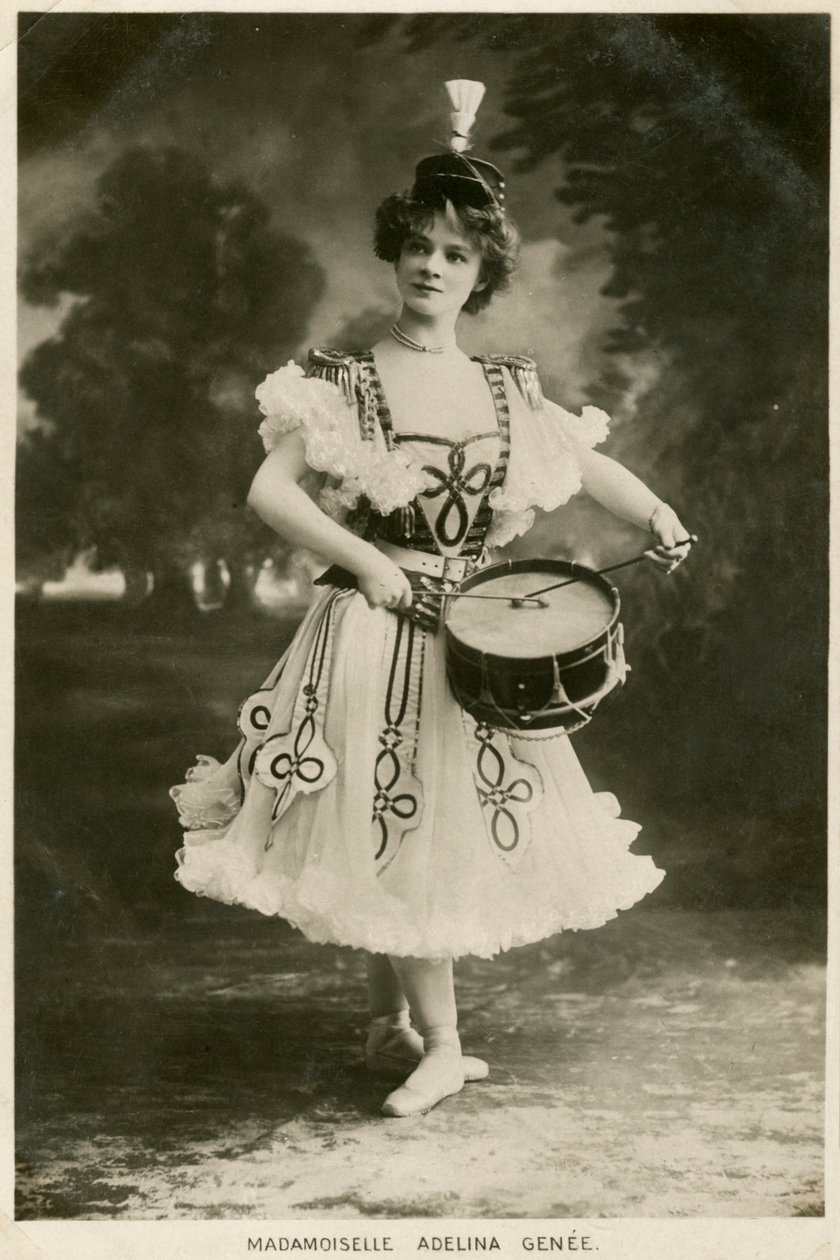 Adelina Genee, डेनिश मूल के ब्रिटिश बैले डांसर, c1906। द्वारा बेसानो स्टूडियो