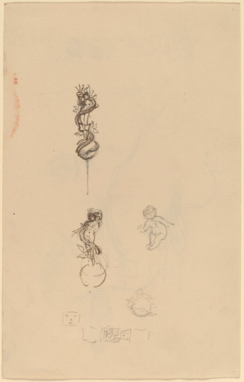 आभूषण डिजाइन के लिए अध्ययन [रेक्टो] द्वारा बीट्राइस गॉडविन व्हिसलर