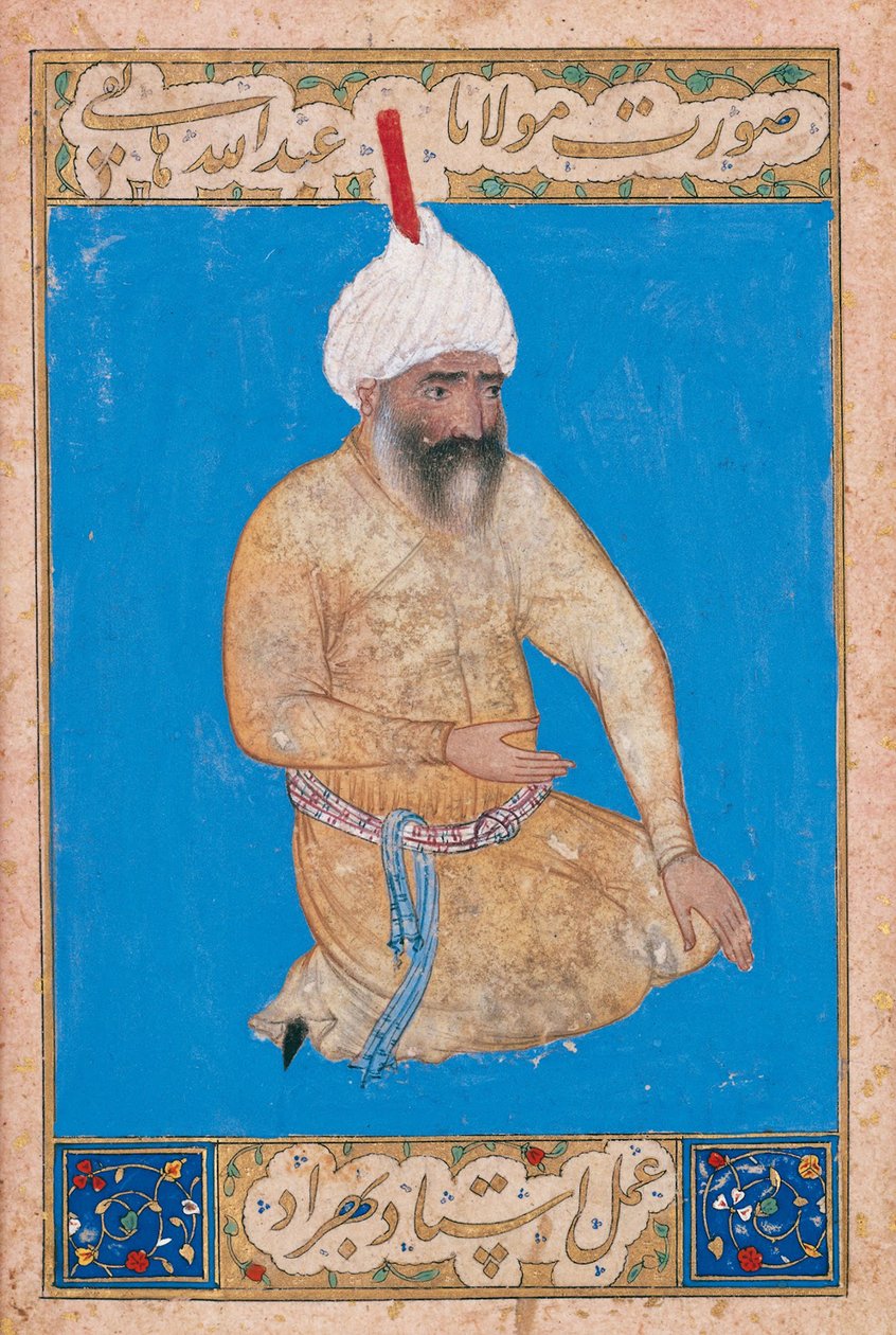 फ़ारसी कवि हतेफ़ी का चित्र 1454-1521, सीए 1510-1511 द्वारा बेहज़ाद,