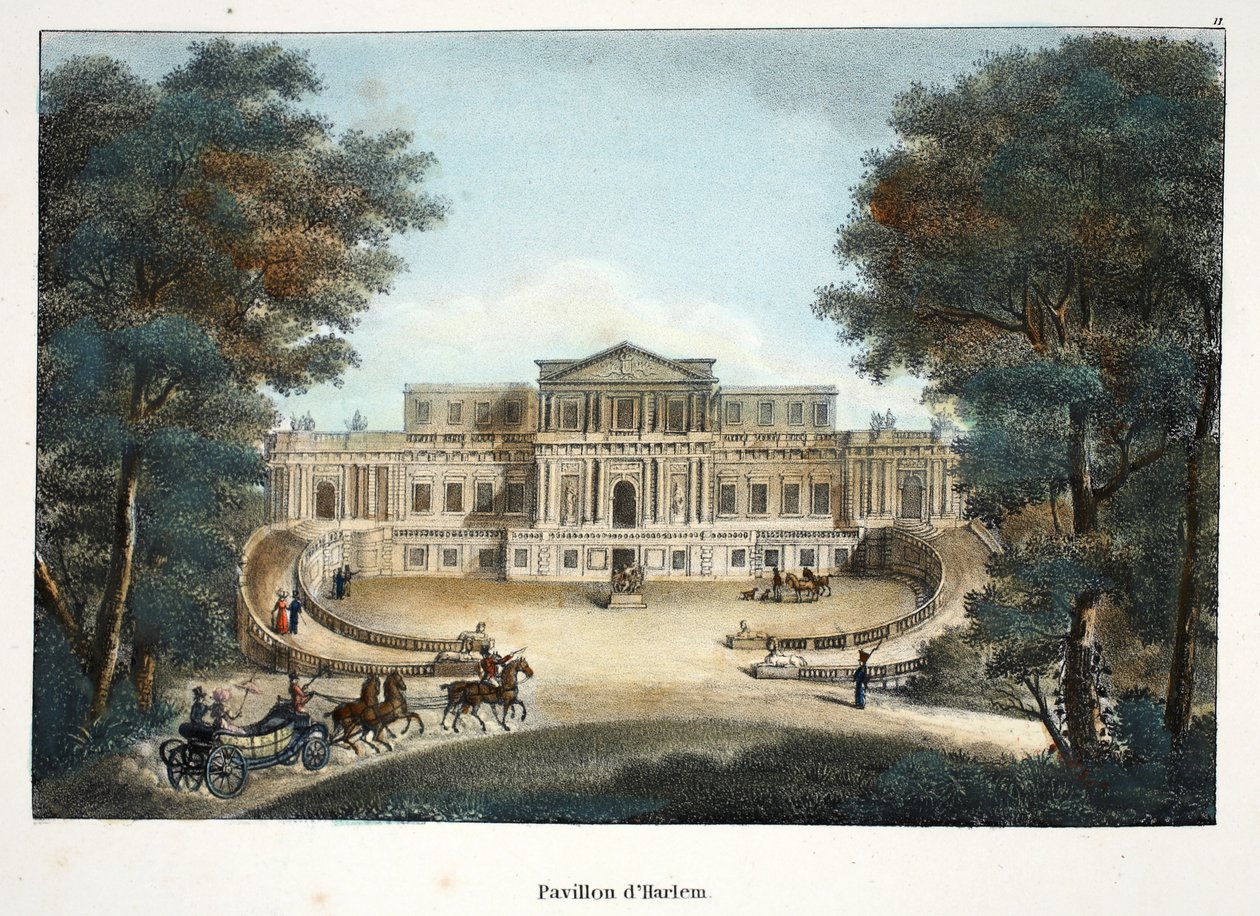 Pavillon dHarlem, c.1895 (फोटोक्रोम) द्वारा बेल्जियम स्कूल