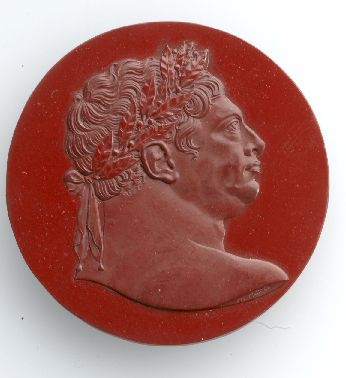 जॉर्ज III, 1816 (जैस्पर) का कैमियो द्वारा बेनेडेटो पिस्त्रुकी