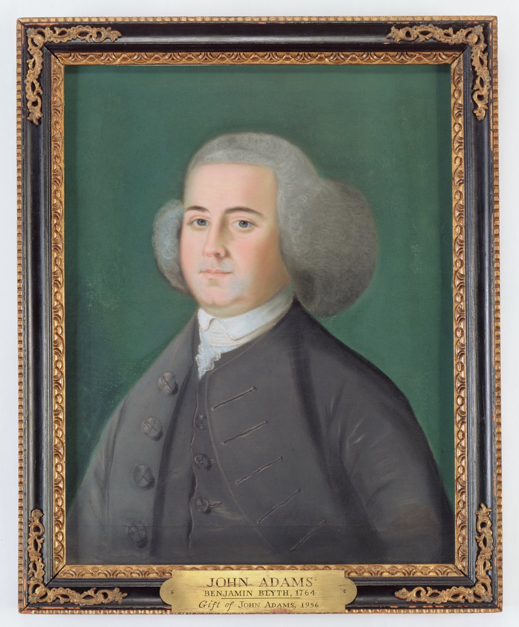 जॉन एडम्स, c.1766 (कागज़ पर पेस्टल) द्वारा बेंजामिन Blyth