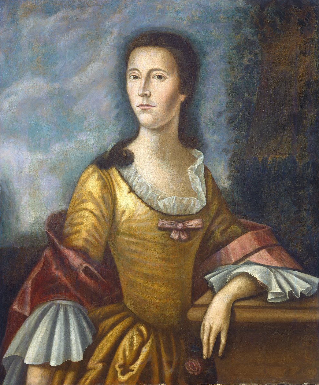 मैरी बेथेल बोडे (श्रीमती सैमुअल बोडे), 1755-6 द्वारा बेंजामिन पश्चिम