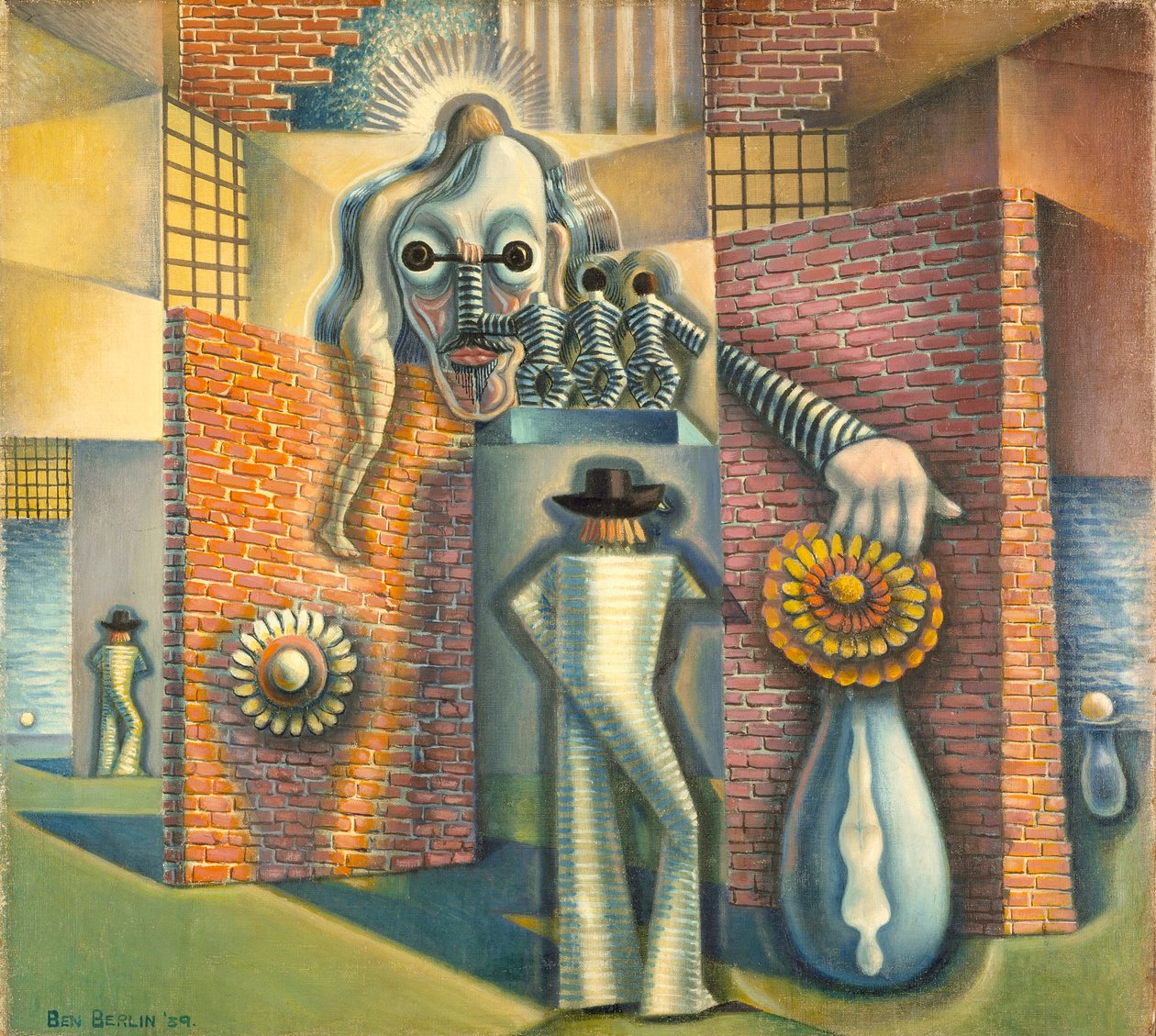 अनटाइटलड (अतियथार्थवादी अमूर्त), 1939 द्वारा बेंजामिन एफ बर्लिन