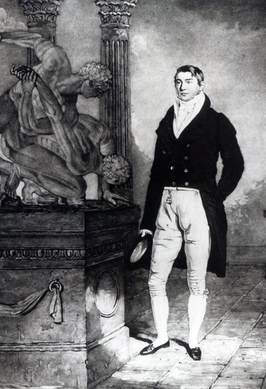 जॉन गुले, c.1810 (लिथो) द्वारा बेंजामिन मार्शल
