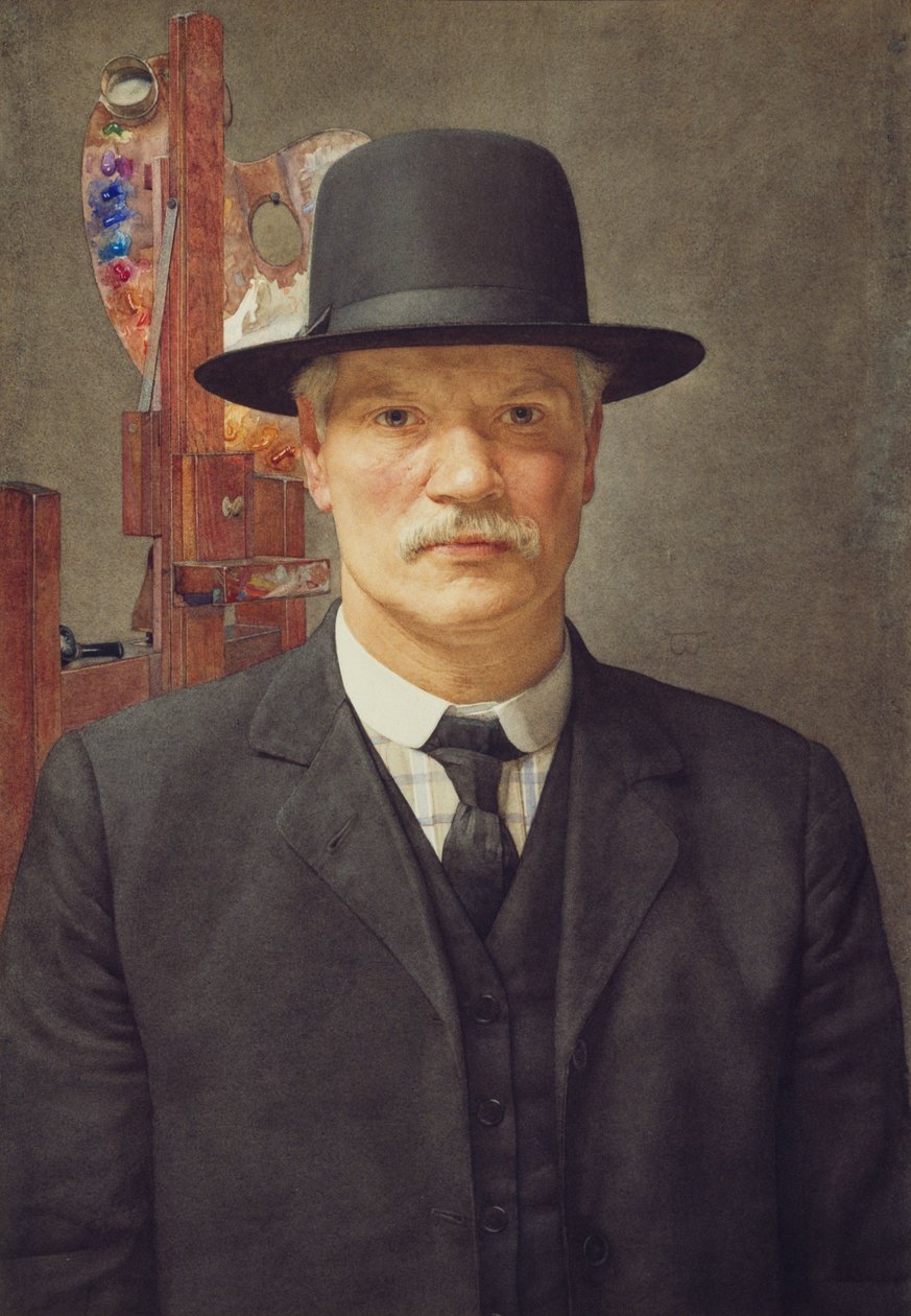 सेल्फ पोर्ट्रेट, 1914-16 द्वारा बेंजामिन विलियम्स