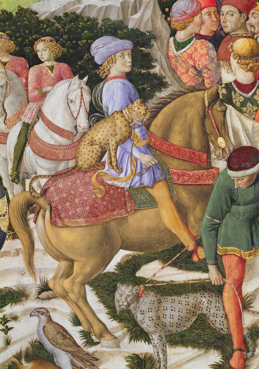Giuliano deMedici 1453-78 का पोर्ट्रेट, चैपल में मैगी चक्र की यात्रा से विस्तार, 70601 के c.1460 फ्रेस्को विस्तार द्वारा बेनोज़ो डी लेस डि सैंड्रो गूज़ोली