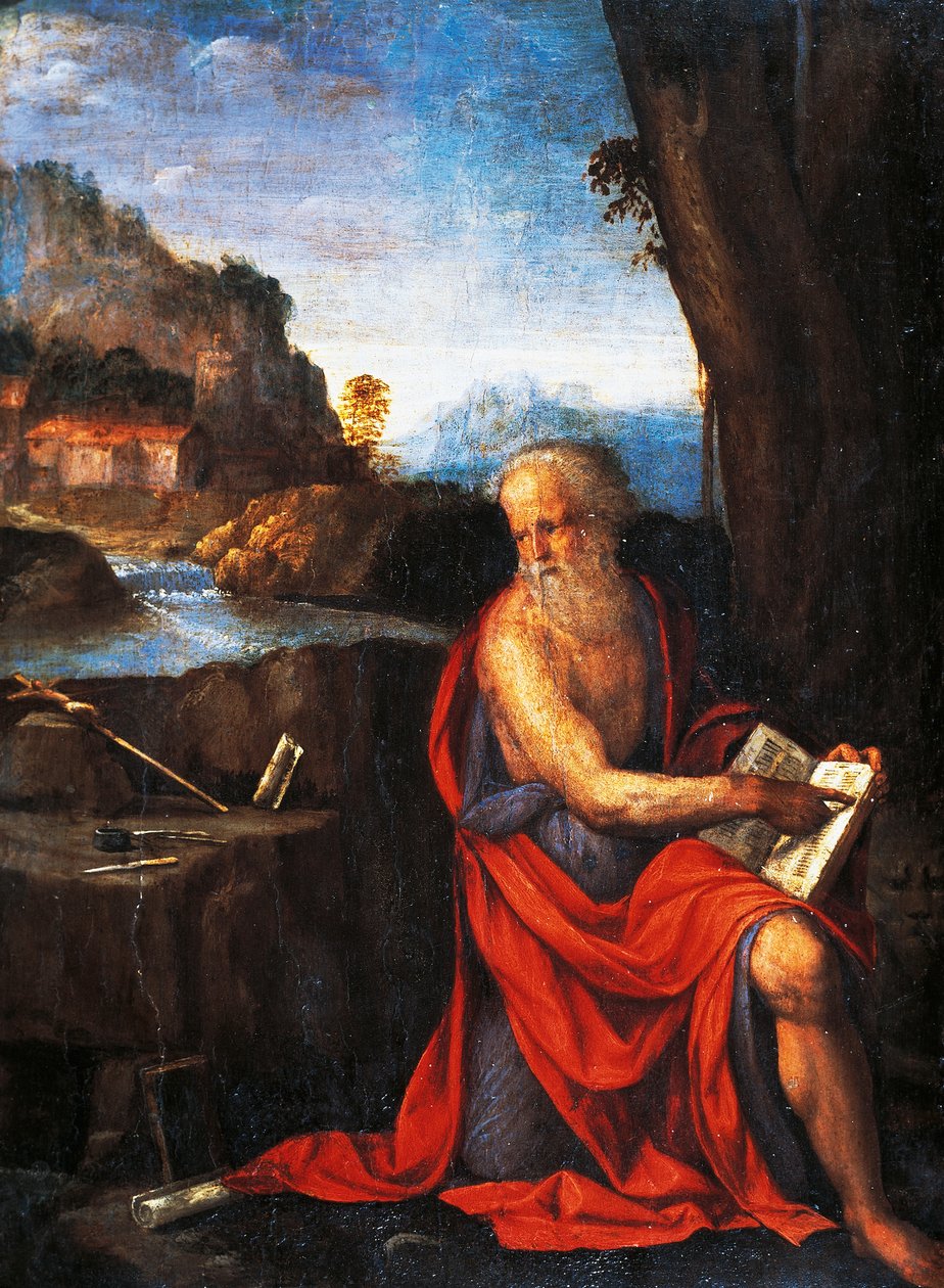 सेंट जेरोम, गैरोफेलो द्वारा (1481-1559)। द्वारा बेनेव्यूटो तीसी दा गैरोफलो