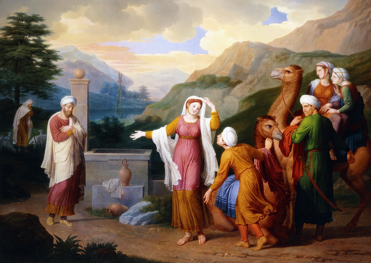 1824 में वेल में रेबेका द्वारा बर्नार्ड डुविवियर