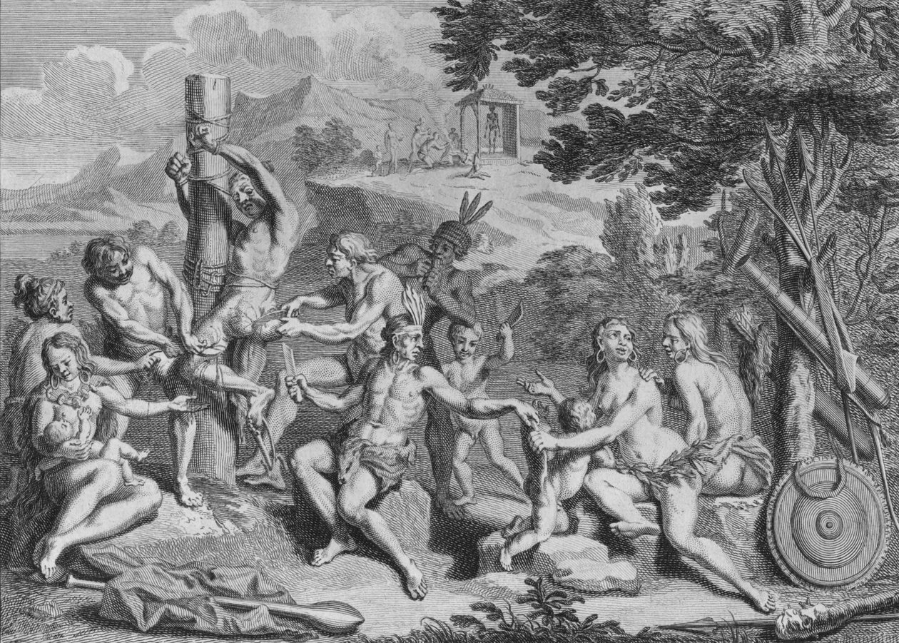 एंटीस, 1723 द्वारा बंदी बलि। द्वारा बर्नार्ड पिकार्ट