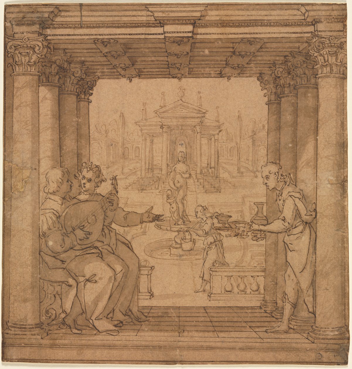 टॉर्कैटो टैसोस यरूशलेम से चित्रण, 1586-1590। द्वारा बर्नार्डो कैस्टेलो