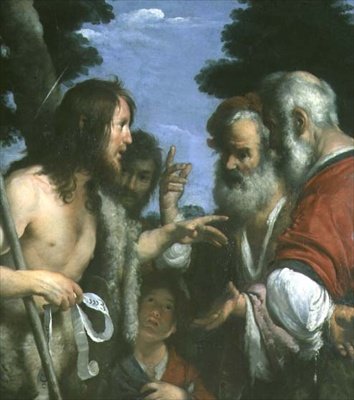 सेंट जॉन द बैपटिस्ट का उपदेश, c.1644 द्वारा बर्नार्डो स्ट्रोज़ी