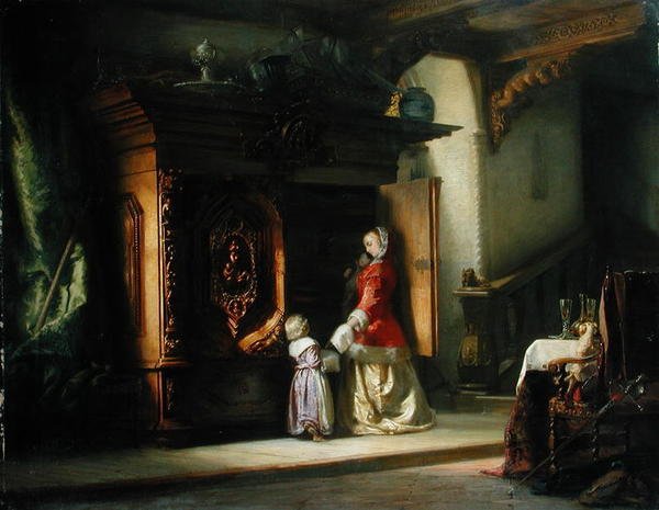 इंटीरियर, 1853 द्वारा बर्नहार्ड मोहरगन
