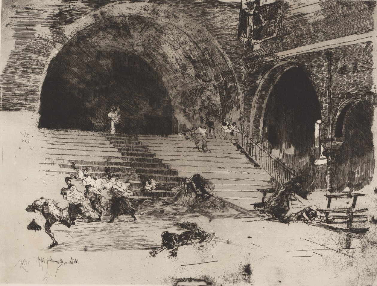 ए मिरेकल अन मिरेकल, 1874। द्वारा बियांची मोसे