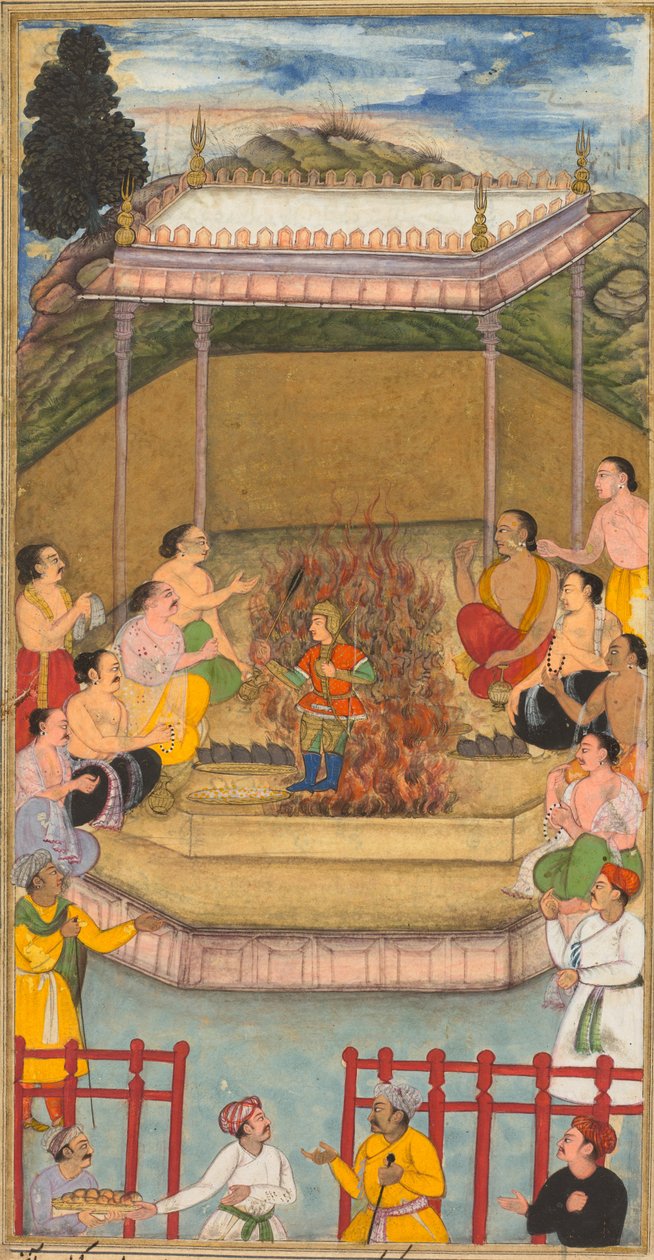 अग्नि से धृष्टद्युम्न के उदय के लिए यज्ञ और उपयज यज्ञ करते हैं..., 1598। द्वारा बिलाल हब्शी