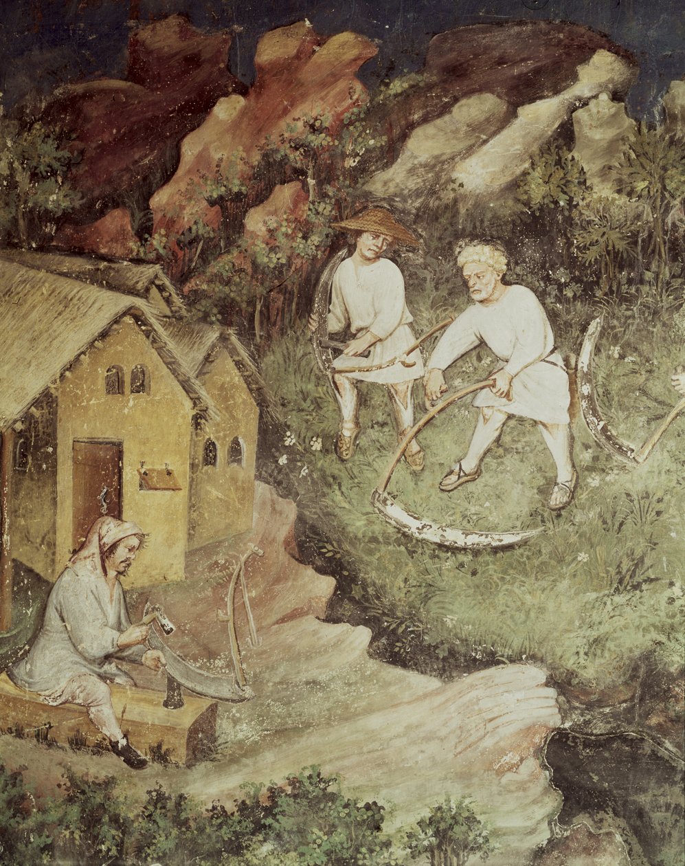 जुलाई का महीना, रेपिंग का विस्तार, c.1400 द्वारा बोहेमियन स्कूल