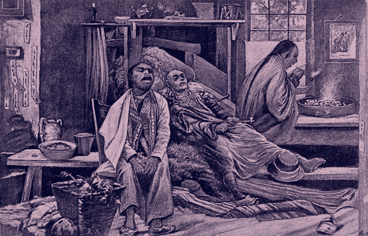 चीनी अफीम डेन द्वारा बोहुस्लाव क्रुपा