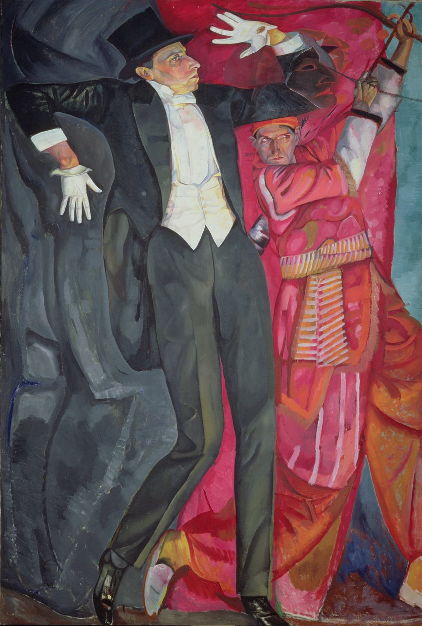 निर्माता Vsevolod Emilievich Meyerhold (1874-1940) 1916 का पोर्ट्रेट द्वारा बोरिस दिमित्रिच ग्रिगोएव
