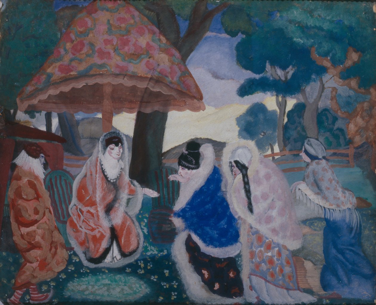 1913 को नवविवाहितों का अभिवादन द्वारा बोरिस दिमित्रिच ग्रिगोएव