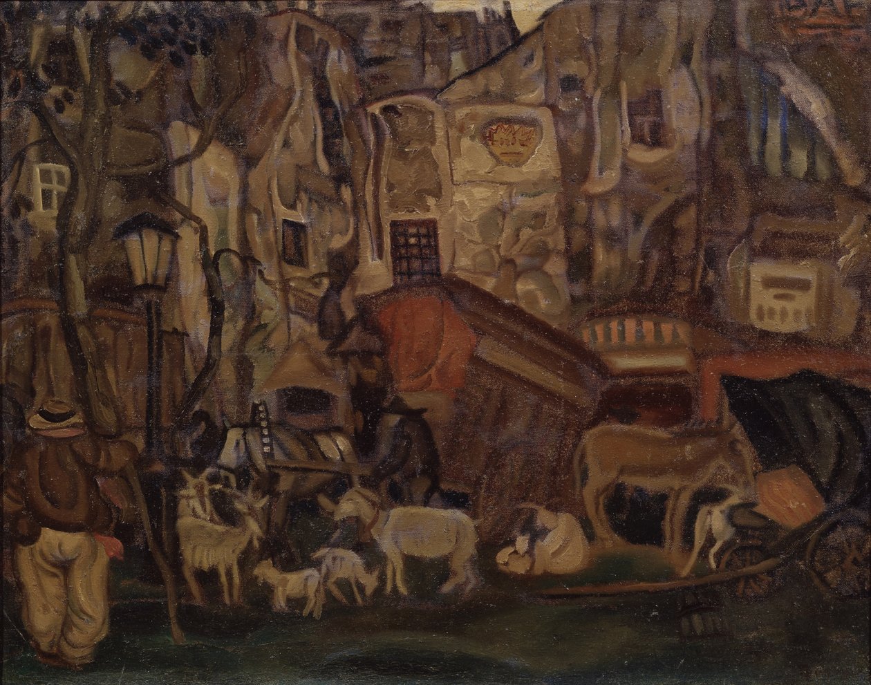 ओल्ड पेरिस, 1913 द्वारा बोरिस दिमित्रिच ग्रिगोएव