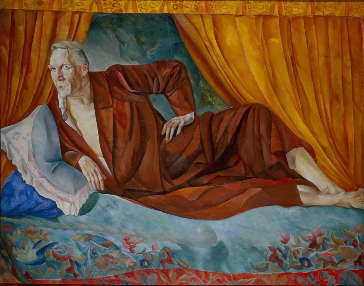 गायक फ्योडोर आई। शालापिन का चित्रण 1873-1938, 1918 द्वारा बोरिस दिमित्रिच ग्रिगोएव