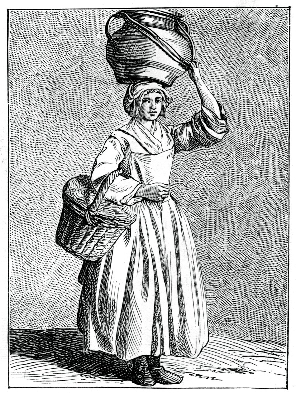 ए मिल्कमिड, 1737-1742। द्वारा bouchardon