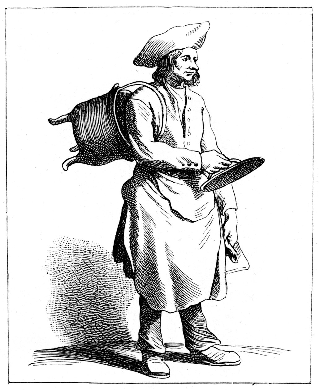 एक औवर्गनट टिंकर, 1737-1742। द्वारा bouchardon