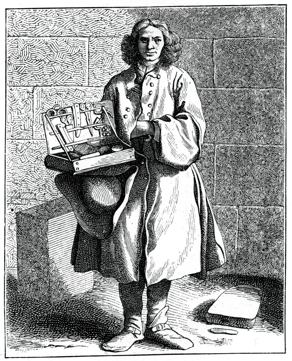 कैंची या चाकू, 1737-1742। द्वारा bouchardon