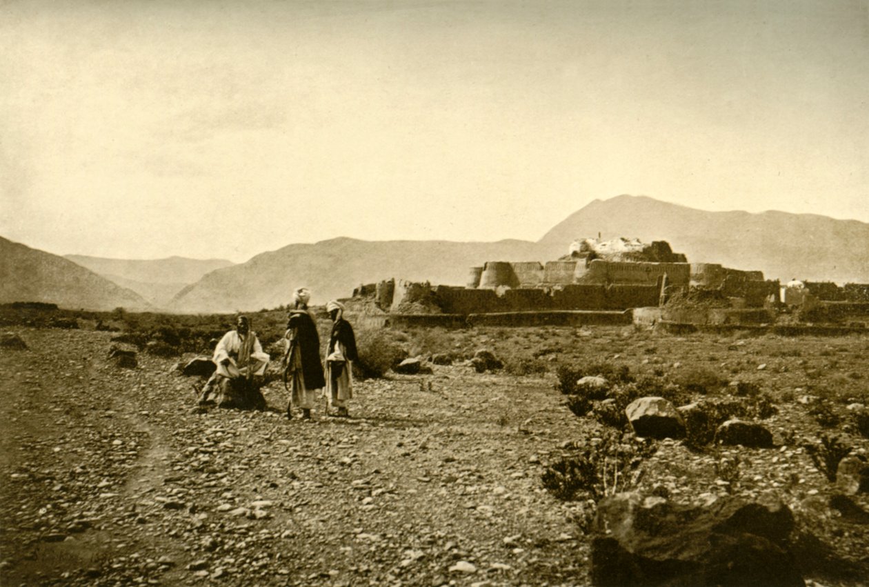 फोर्ट जमरूद, पेशावर, 1901। द्वारा बॉर्न और शेफर्ड