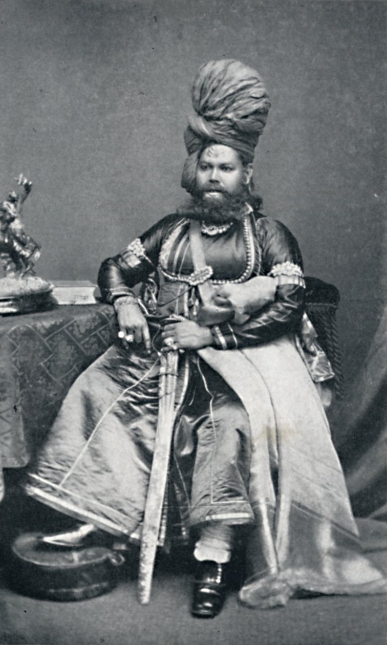 पनाब के महाराजा, बॉम्बे प्रेसीडेंसी, 1902 द्वारा बॉर्न और शेफर्ड
