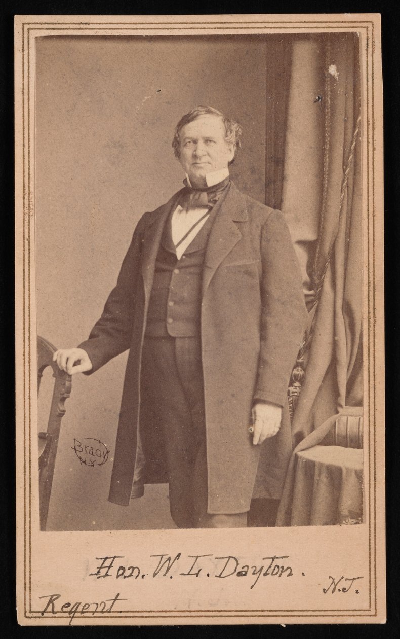 विलियम लुईस डेटन का पोर्ट्रेट 1807-1864, 1864 से पहले। द्वारा ब्रैडी की राष्ट्रीय फोटोग्राफिक पोर्ट्रेट गैलरी
