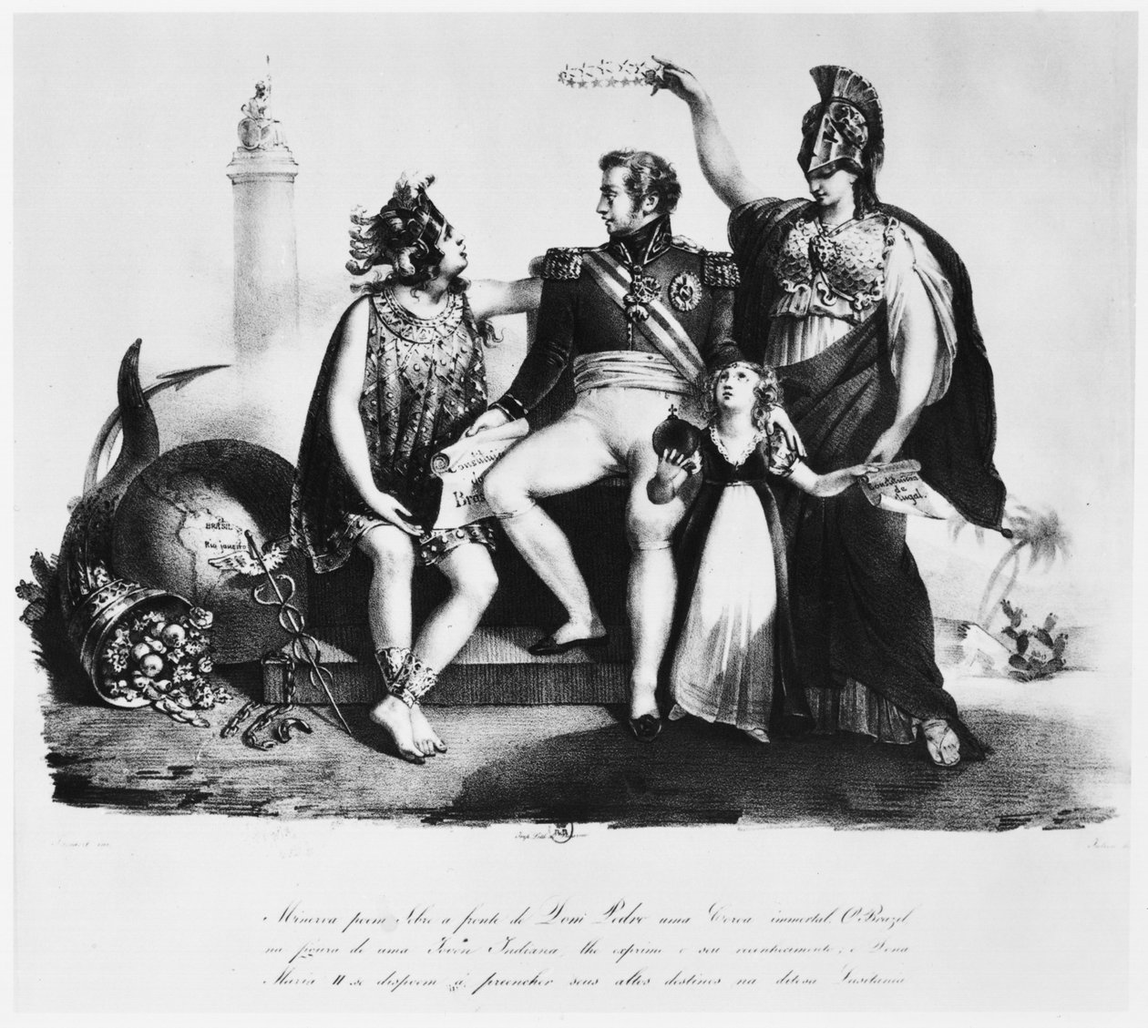 पेड्रो I (1798-1834) ब्राजील के सम्राट, 19 वीं शताब्दी द्वारा ब्राजील के स्कूल