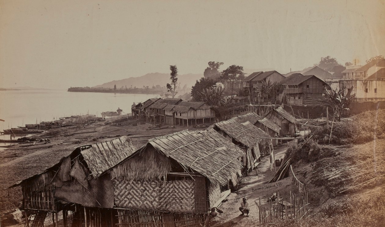 बर्मी गांव द्वारा ब्रिटिश फोटोग्राफर