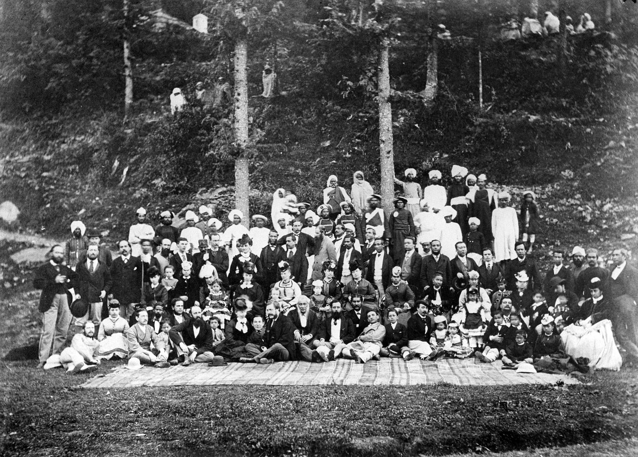 विदेशी कार्यालय पिक निक, 1871 द्वारा ब्रिटिश फोटोग्राफर