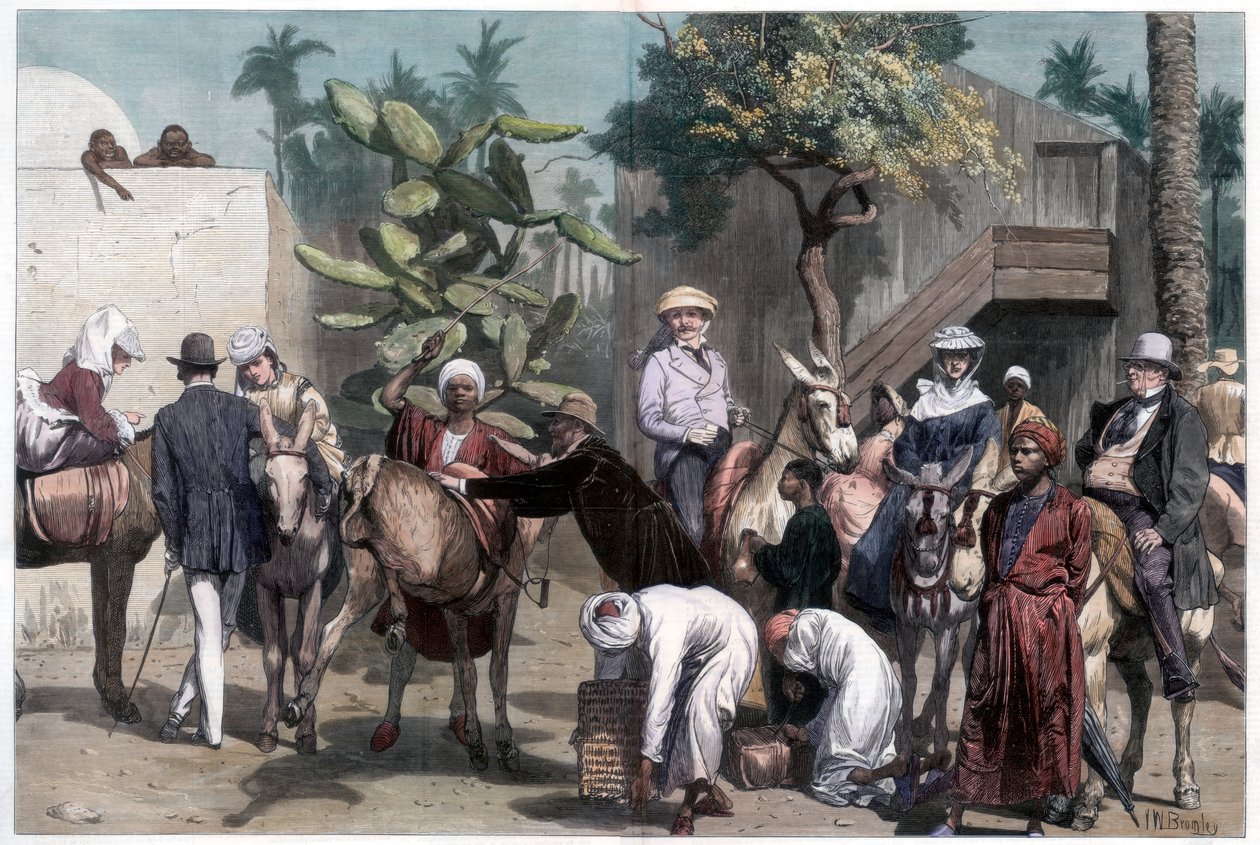 पिरामिड के लिए शुरू, 1874। द्वारा ब्रॉमली