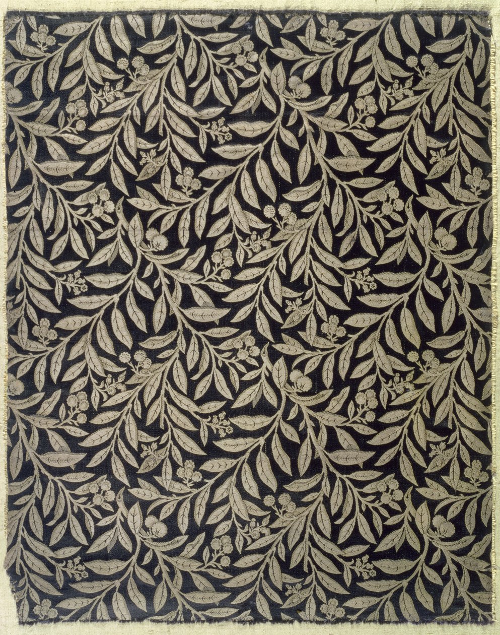 फल और पर्ण, वार्नर और रामिन द्वारा बनाया गया, c.1875 (रेशम रेशम ऊतक) द्वारा ब्रूस जेम्स टैलबर्ट
