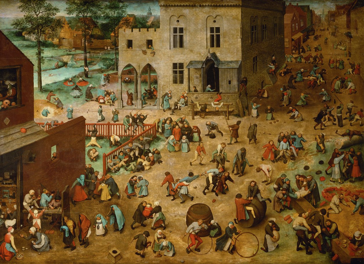 बाल खेल, 1560 द्वारा Bruegel