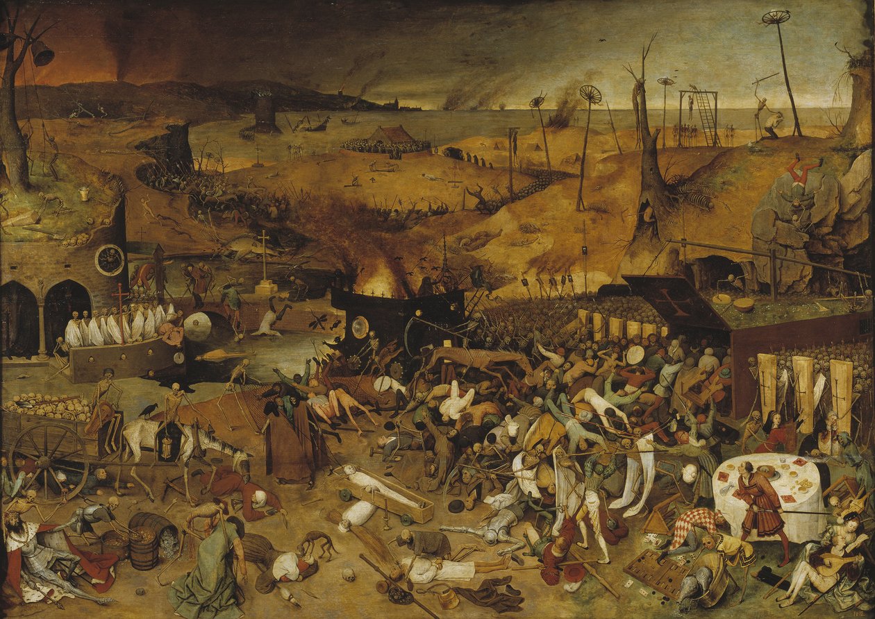 ट्रायम्फ ऑफ़ डेथ, सीए 1562-1563 द्वारा Bruegel