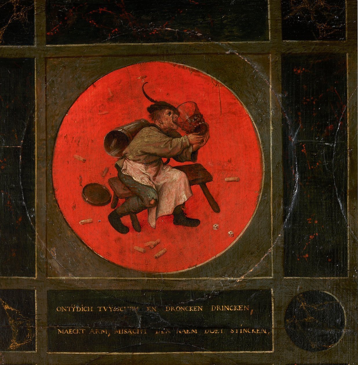 बारह नीतिवचन, 1558। द्वारा Bruegel