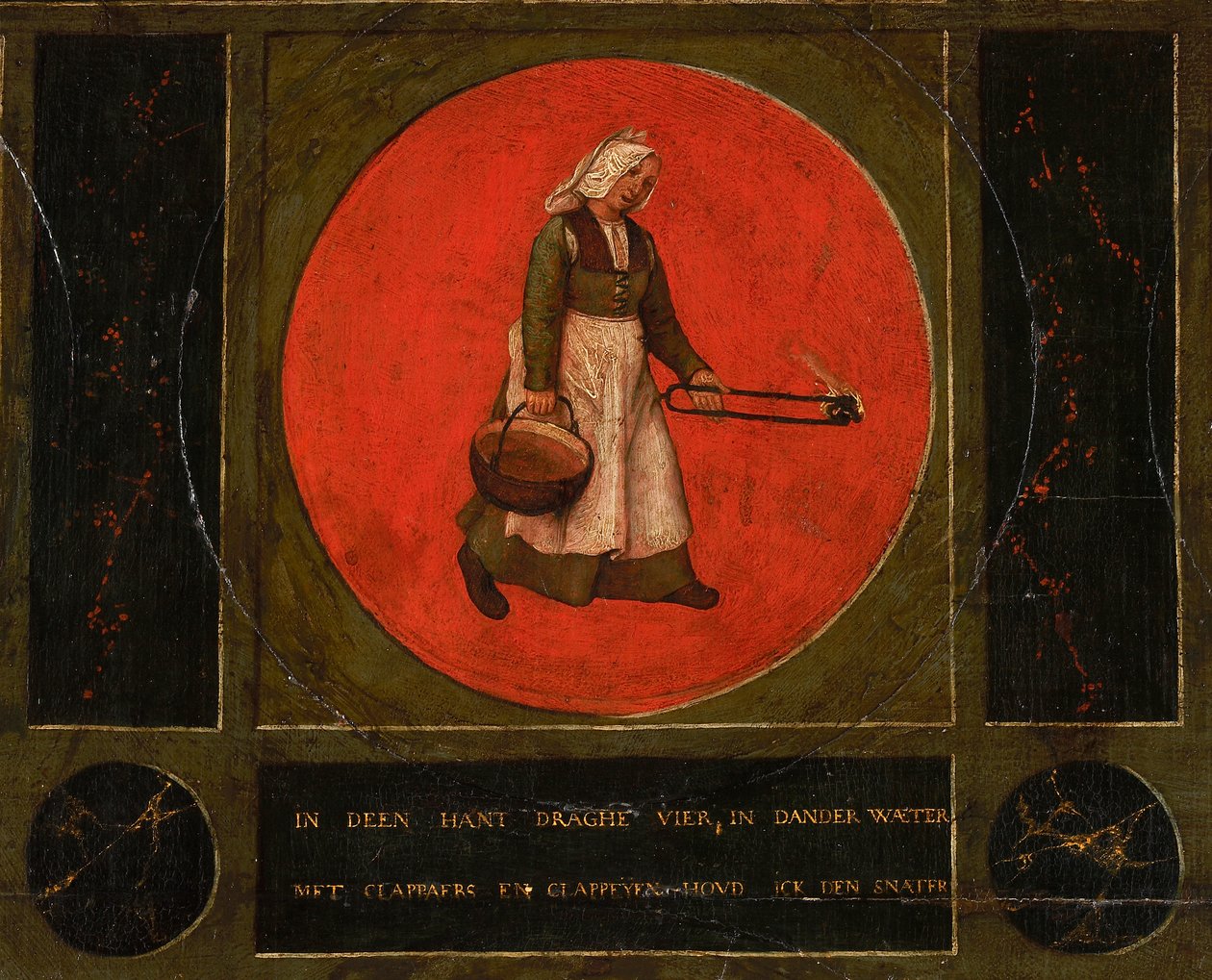 बारह नीतिवचन, 1558। द्वारा Bruegel