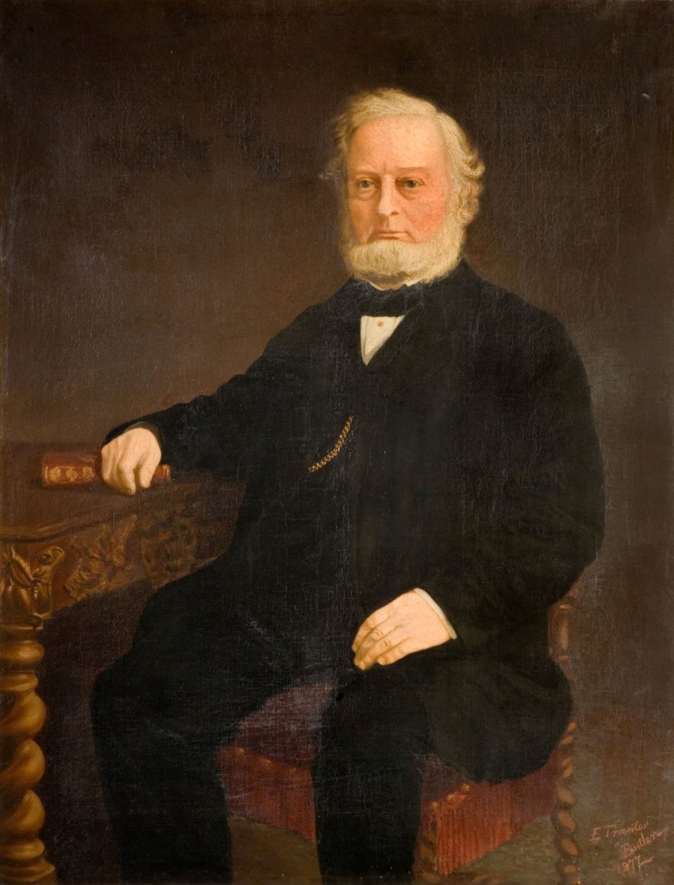 विलियम ट्रैंटर का पोर्ट्रेट, 1860-1890। द्वारा बटलर ई ट्रैंटर