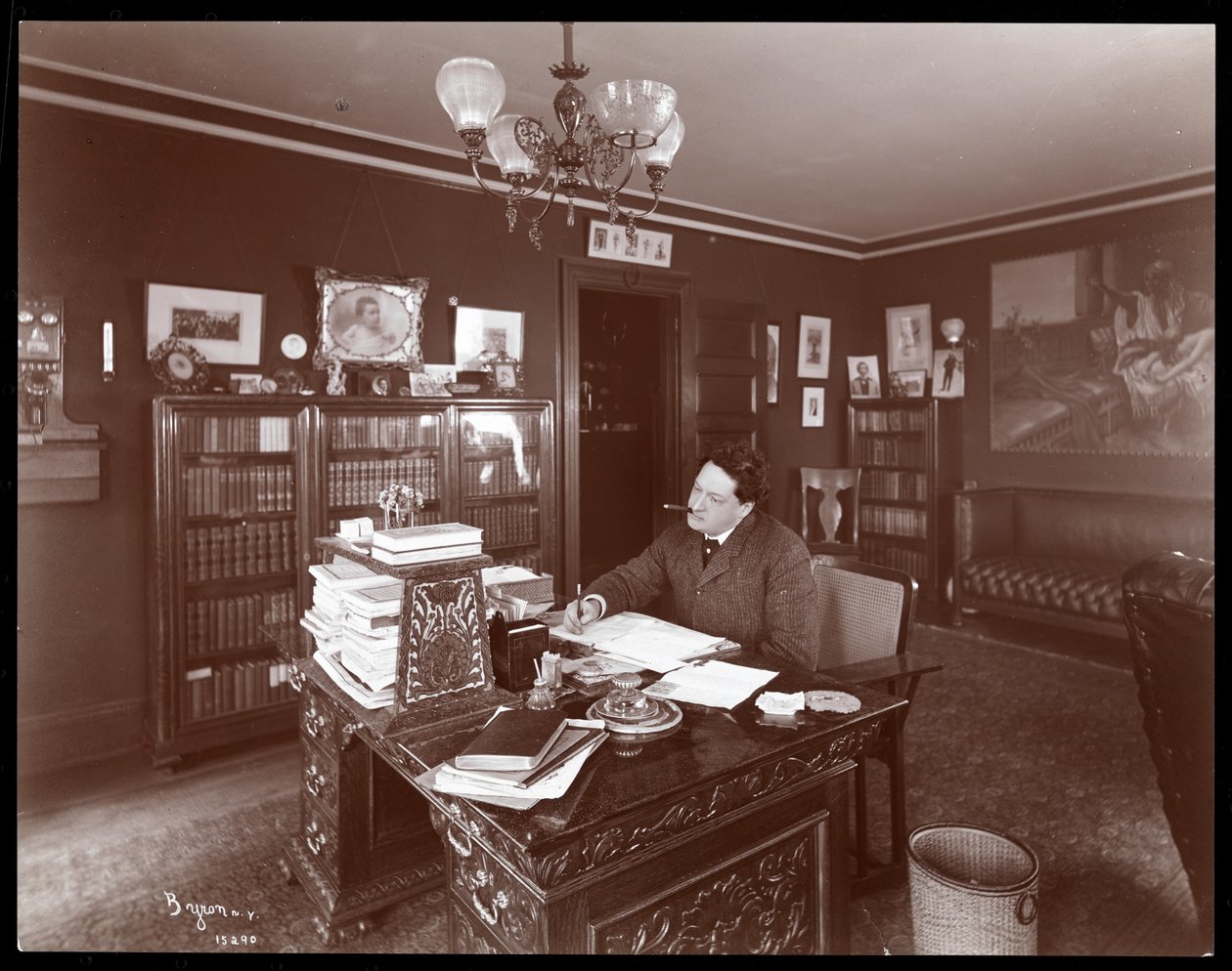 एडगर स्मिथ, 1902-3 (सिल्वर जिलेटिन प्रिंट) द्वारा बायरन कंपनी