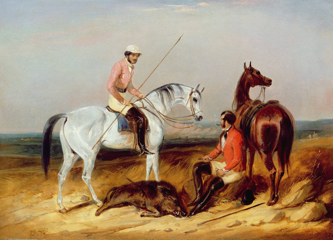 सुअर चिपकना, 1847 द्वारा सीबी स्पालडिंग