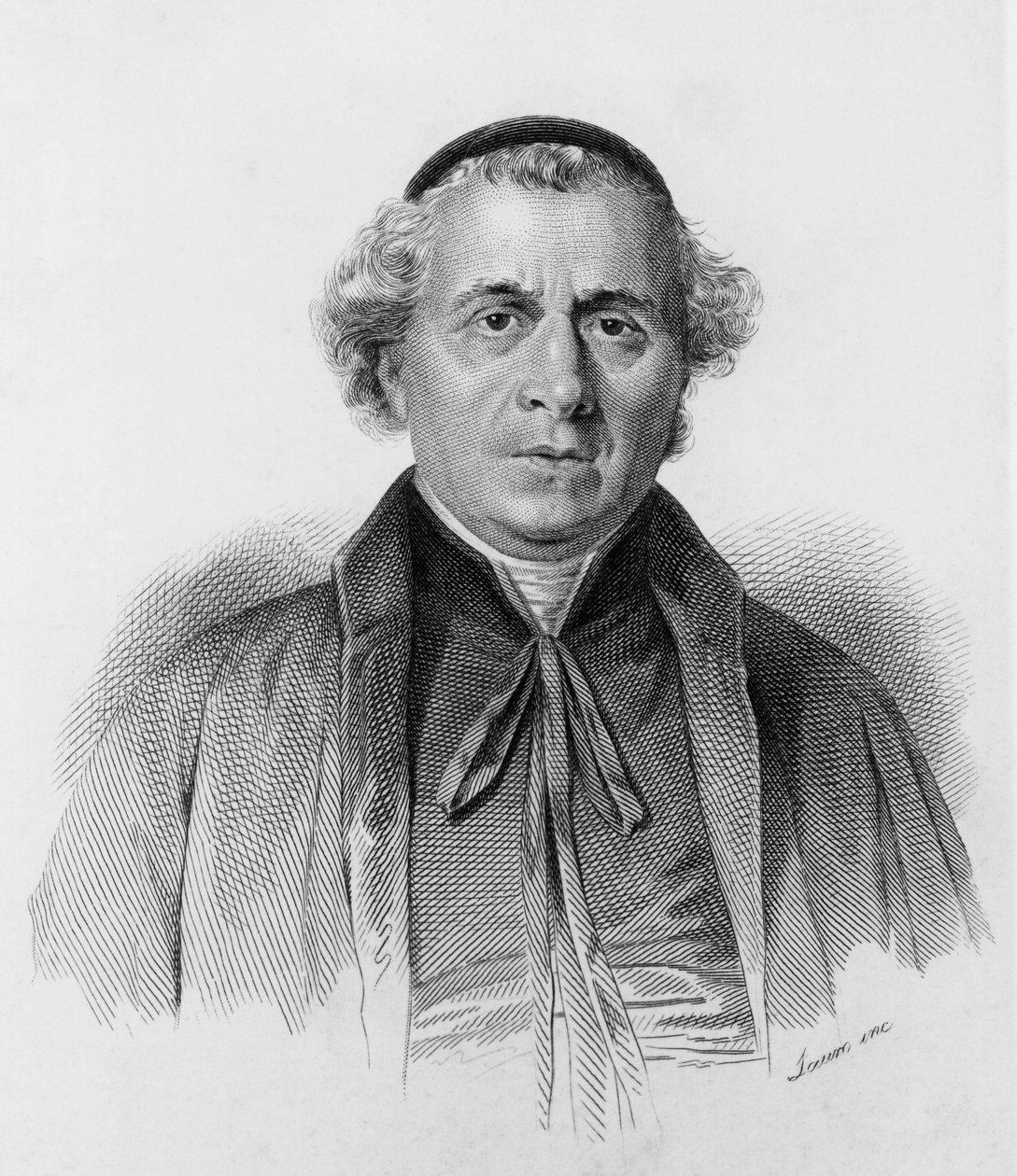 Gioacchino Ventura di Raulica (1792-1861) का पोर्ट्रेट, इतालवी जेसुइट, वक्ता, देशभक्त, दार्शनिक और लेखक, उत्कीर्णन द्वारा जेबी और ब्राउन जे। और रोबोथम