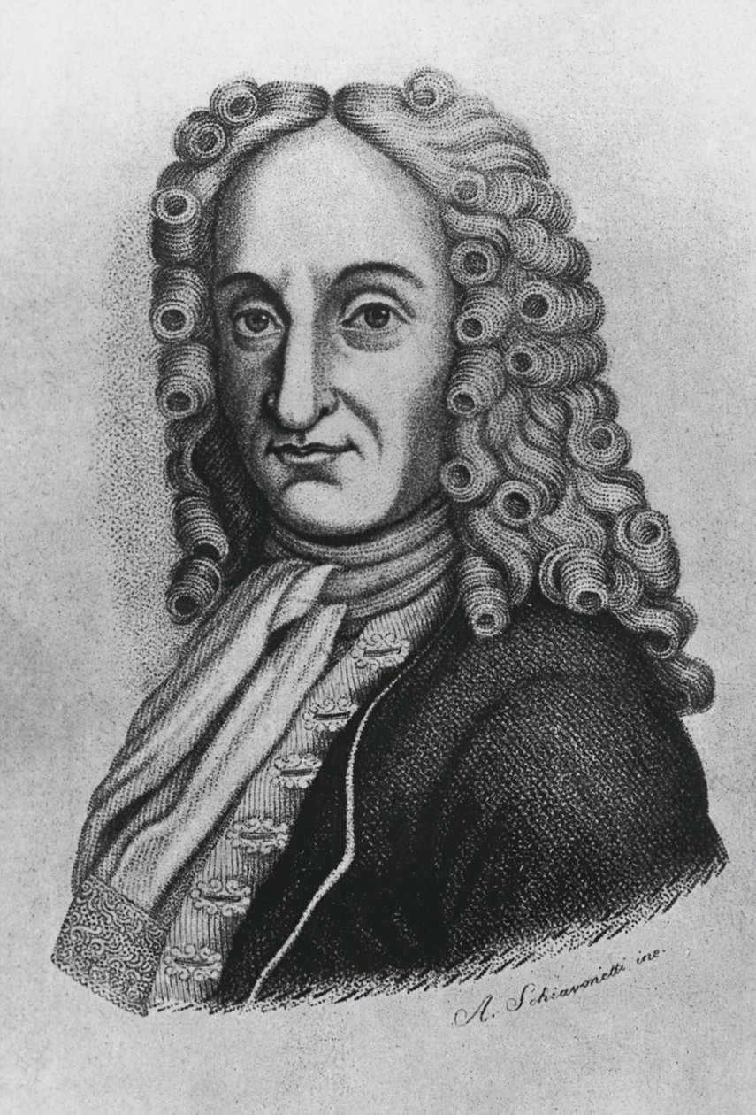 पिएत्रो एंटोनियो माइकलोटी (1673-1740) का पोर्ट्रेट, इतालवी चिकित्सक और आईट्रोमैथेमेटिशियन, शियावोनेट्टी द्वारा उत्कीर्ण द्वारा जेबी और ब्राउन जे। और रोबोथम
