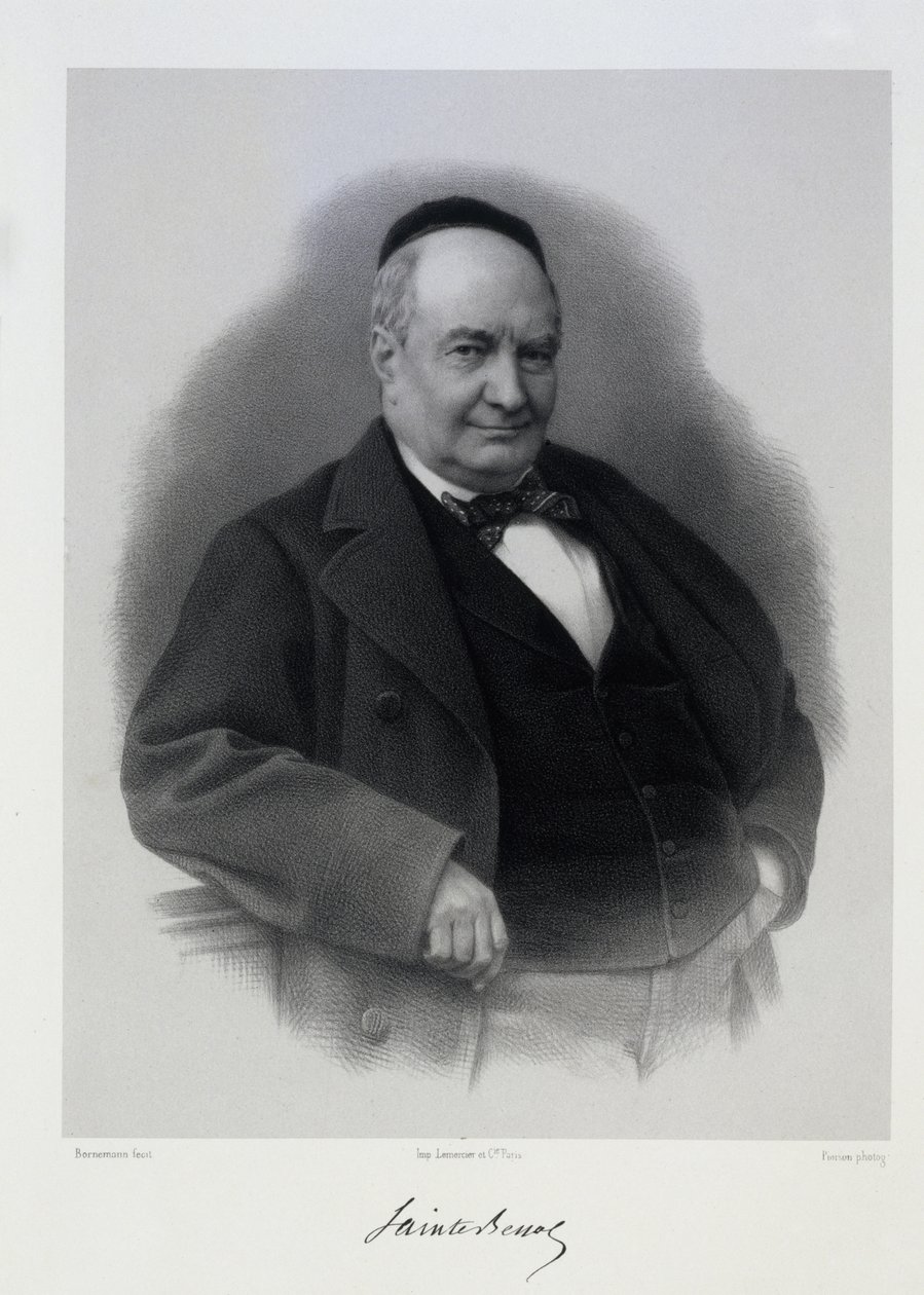 चार्ल्स ऑगस्टिन सैंट-बेउवे 1804-1869। द्वारा सी बोर्नमैन