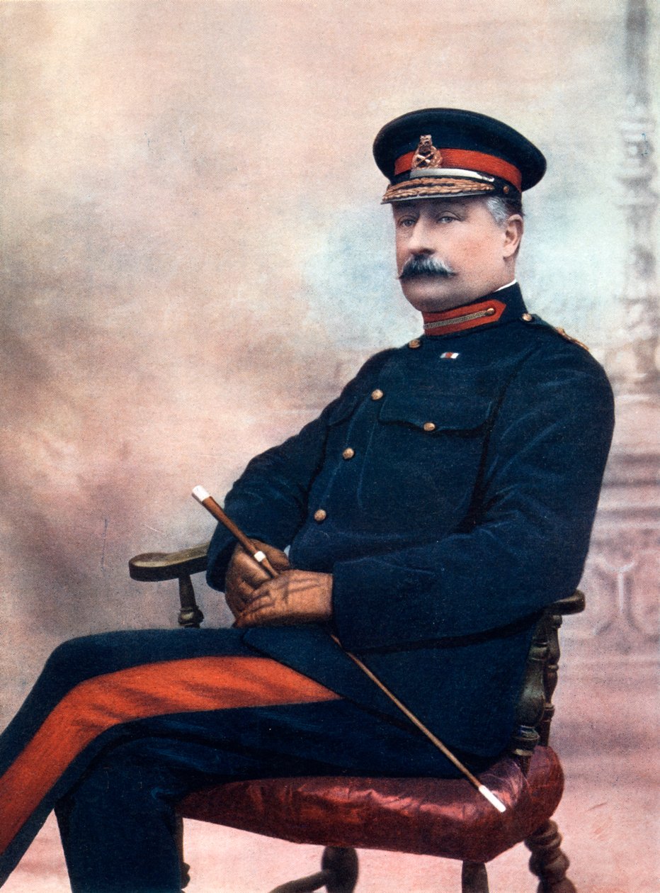 मेजर-जनरल चार्ल्स एडमंड नोक्स, 12 वीं ब्रिगेड, दक्षिण अफ्रीका, 1902 की कमान। द्वारा C नाइट