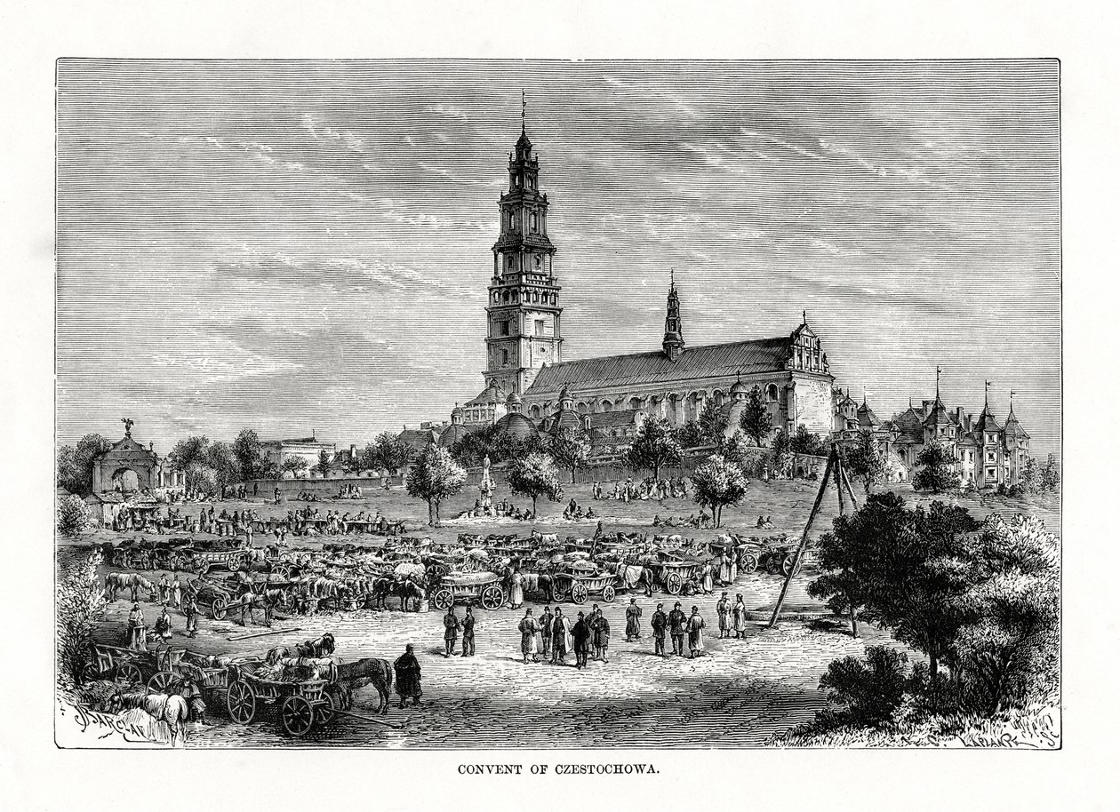 कॉज़ेस्टोचोवा, पोलैंड, 1879 का कॉन्वेंट द्वारा सी। लाप्लांट